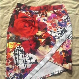 Short Floral Skirt